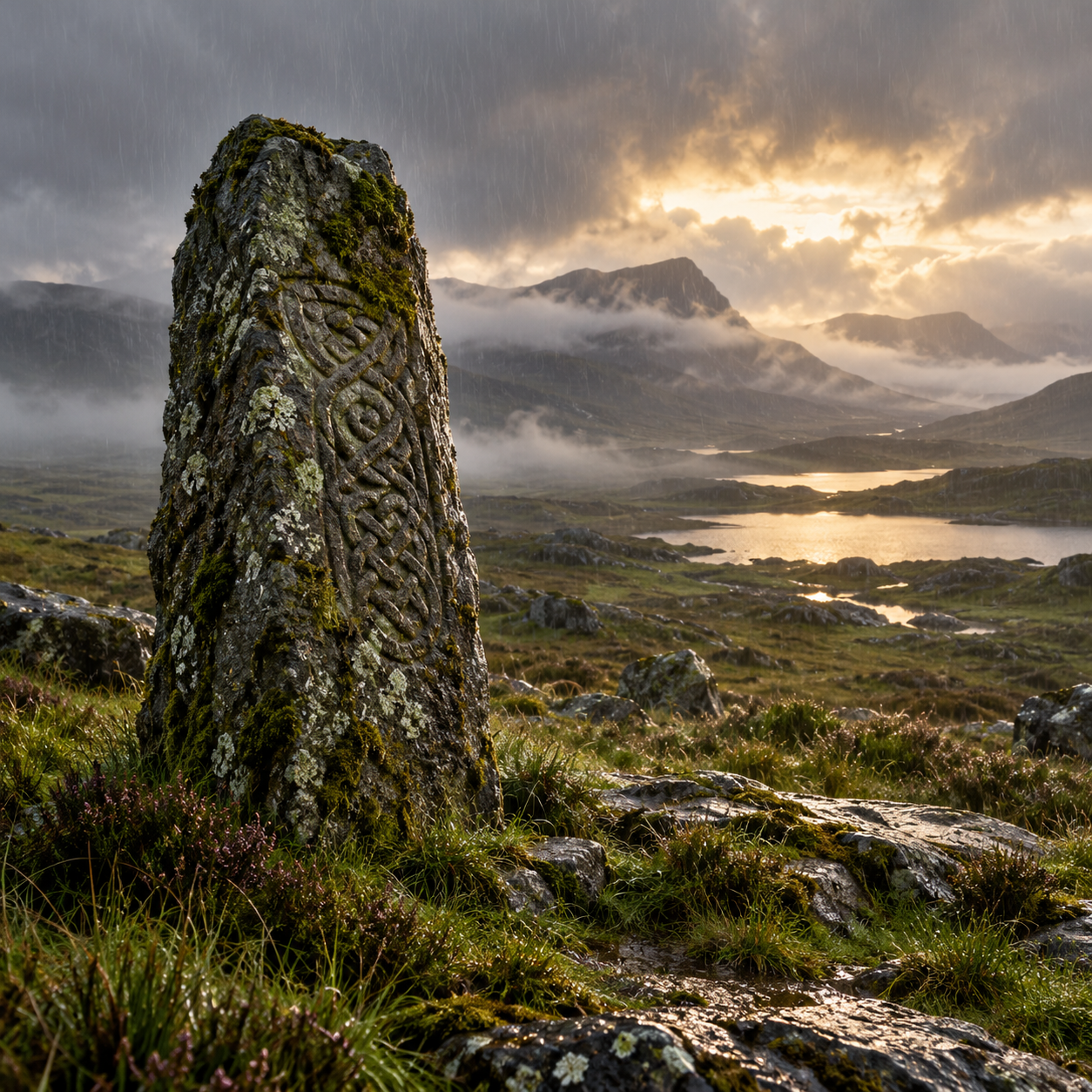 Covermotiv: Rain on the Old Stone